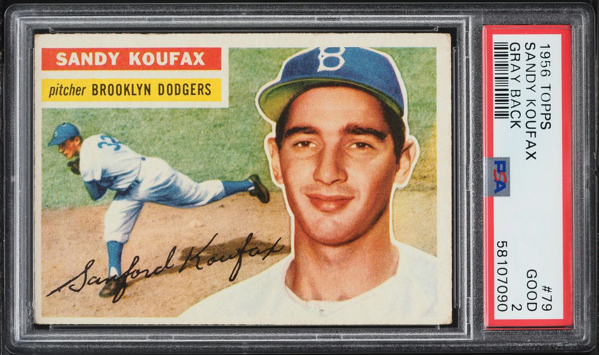 1956 Topps Sandy Koufax #79 PSA 2 GD