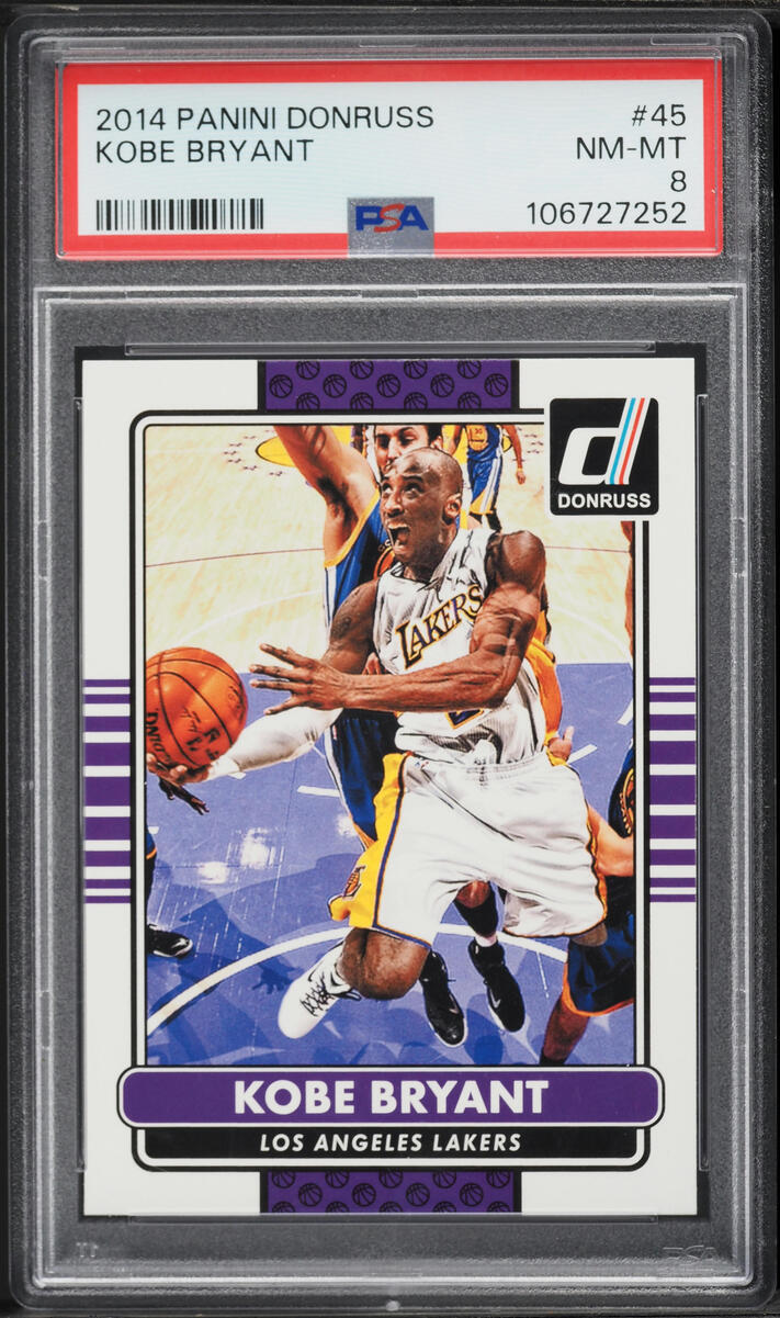 2014 Donruss Basketball Kobe Bryant #45 PSA 8 NM-MT