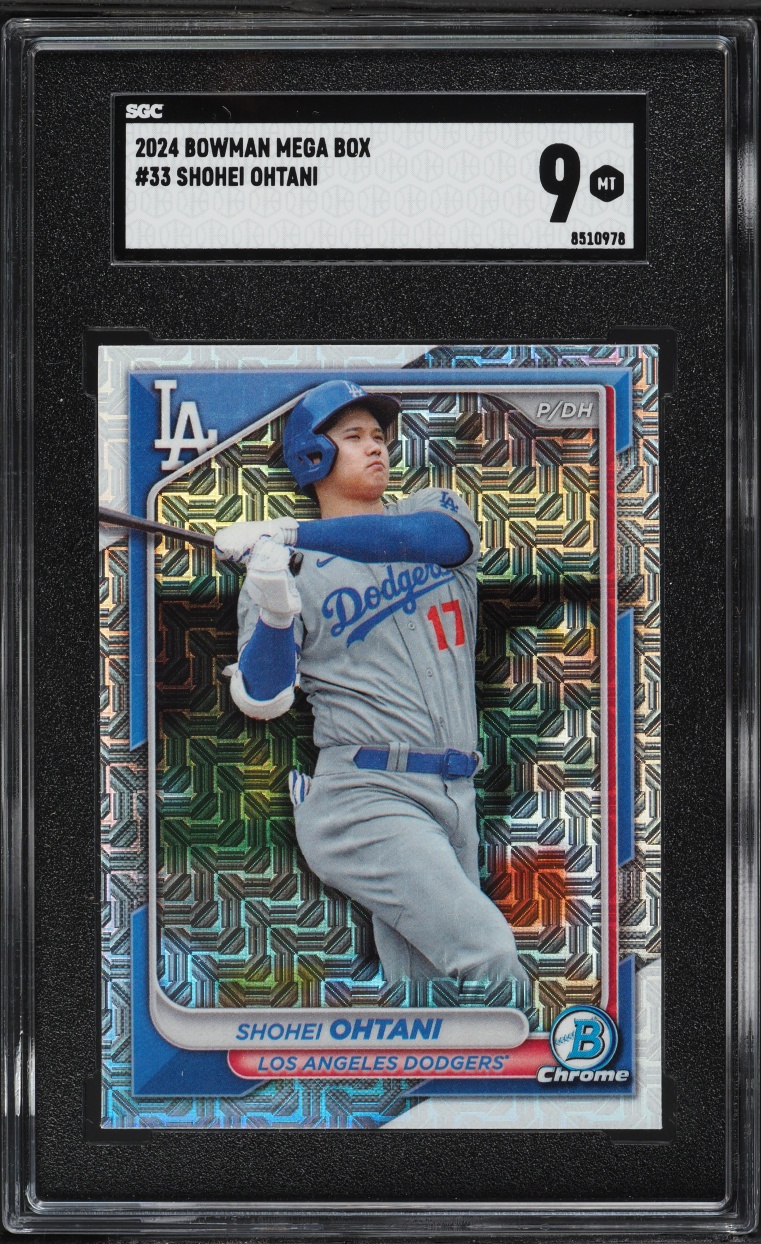 2024 Bowman Chrome Mega Box Shohei Ohtani #33 SGC 9 MINT