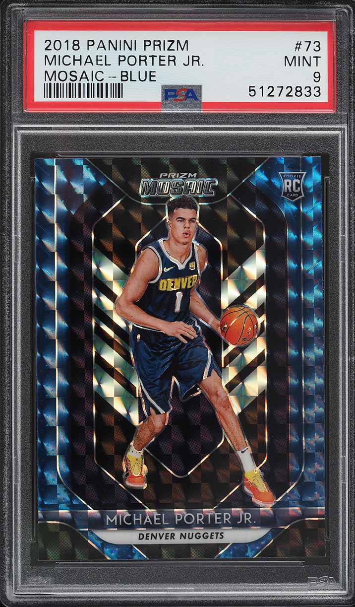 2018 Select Concourse Silver Prizm Michael Porter Jr. ROOKIE #37