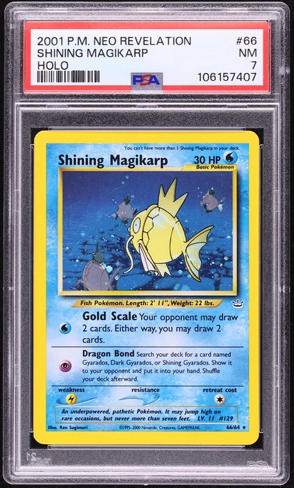 2021 Pokemon Japanese 25th Anniversary Promo Holo Shining Magikarp