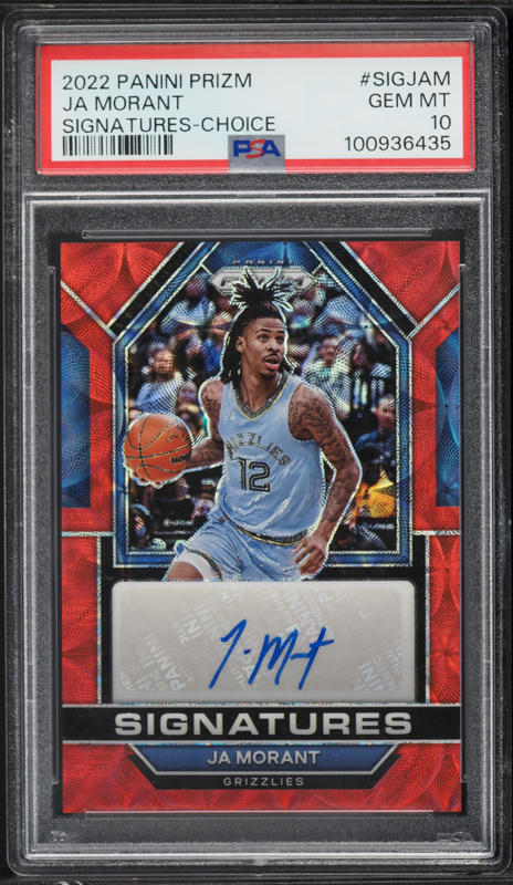 2021 Panini One And One Downtown Ja Morant #4 PSA 10 GEM MINT on