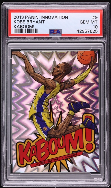 2013 Panini Innovation Kaboom! Kobe Bryant #9 PSA 10 GEM MINT