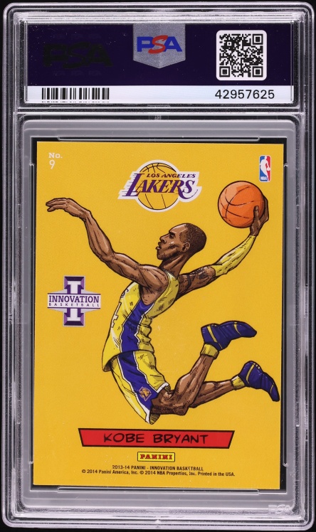 2013 Panini Innovation Kaboom! Kobe Bryant #9 PSA 10 GEM MINT