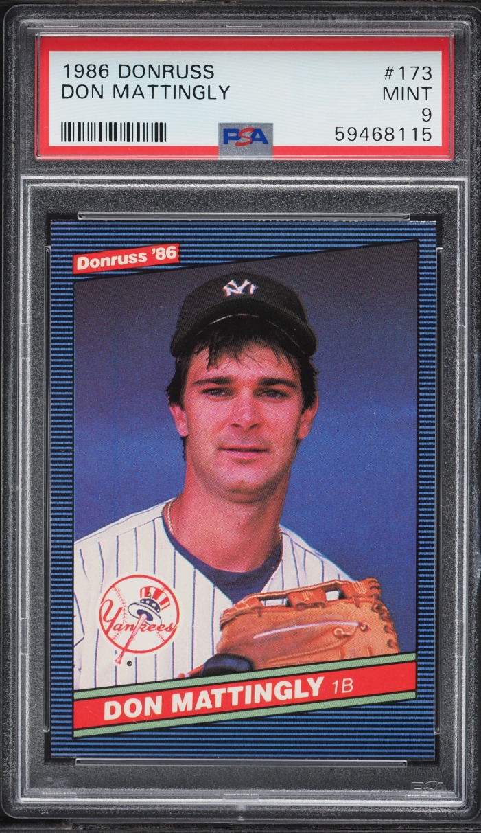 1986 Donruss Don Mattingly #173 PSA 9 MINT