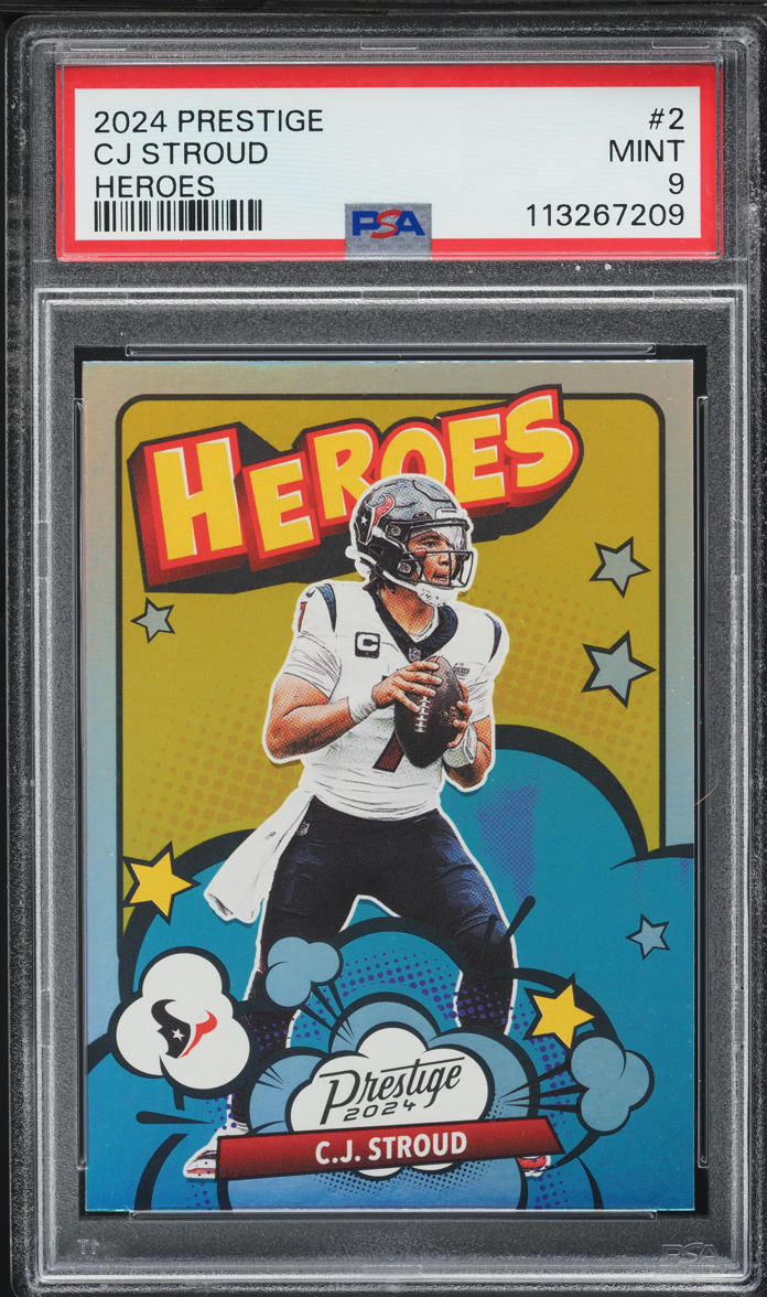 2024 Panini Prestige Heroes C.J. Stroud #2 PSA 9 MINT