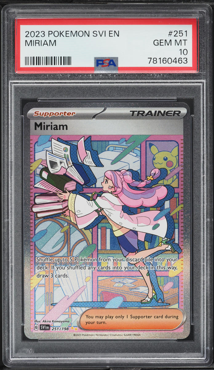 2023 Pokemon Scarlet & Violet SIR Miriam #251 PSA 10 GEM MINT