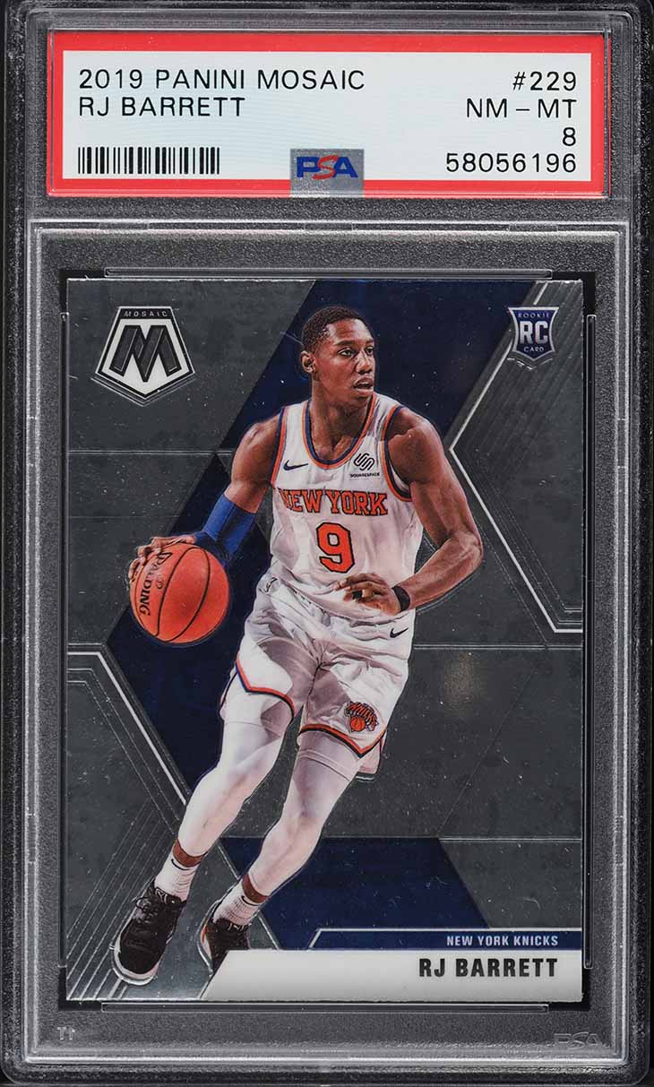 2019 Panini Mosaic RJ Barrett ROOKIE #229 PSA 8 NM-MT - Main Image