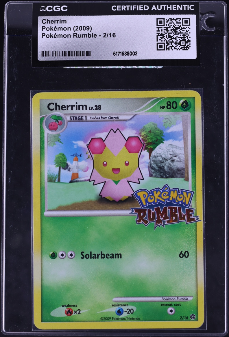 2009 Pokemon Platinum Rumble Cherrim #2 CGC AUTH