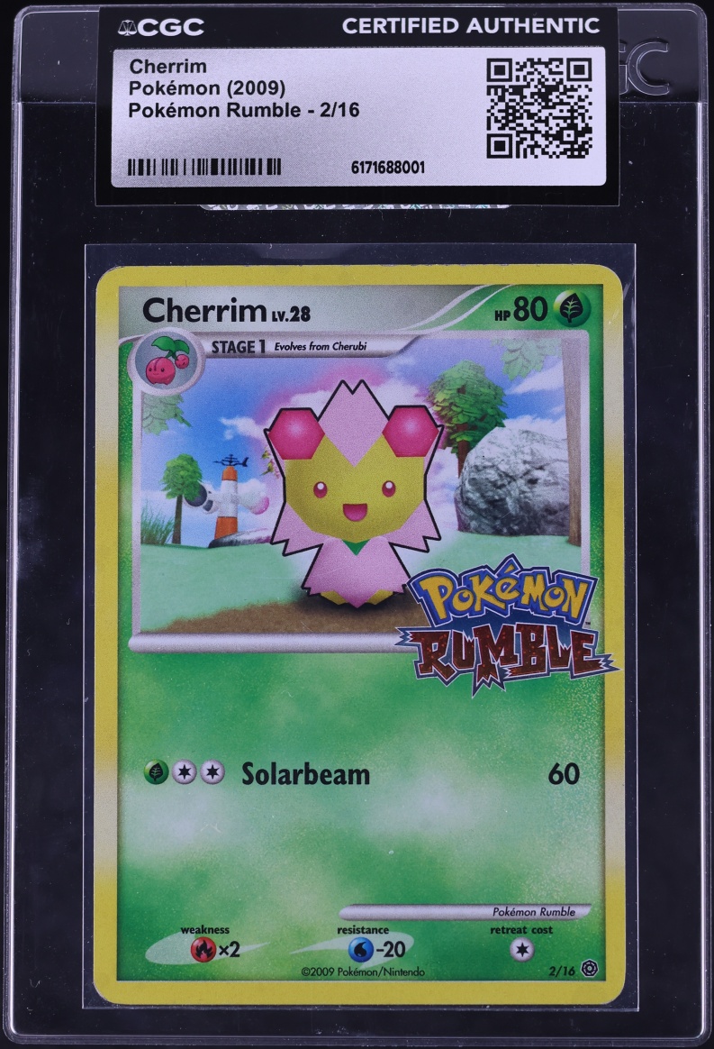 2009 Pokemon Platinum Rumble Cherrim #2 CGC AUTH