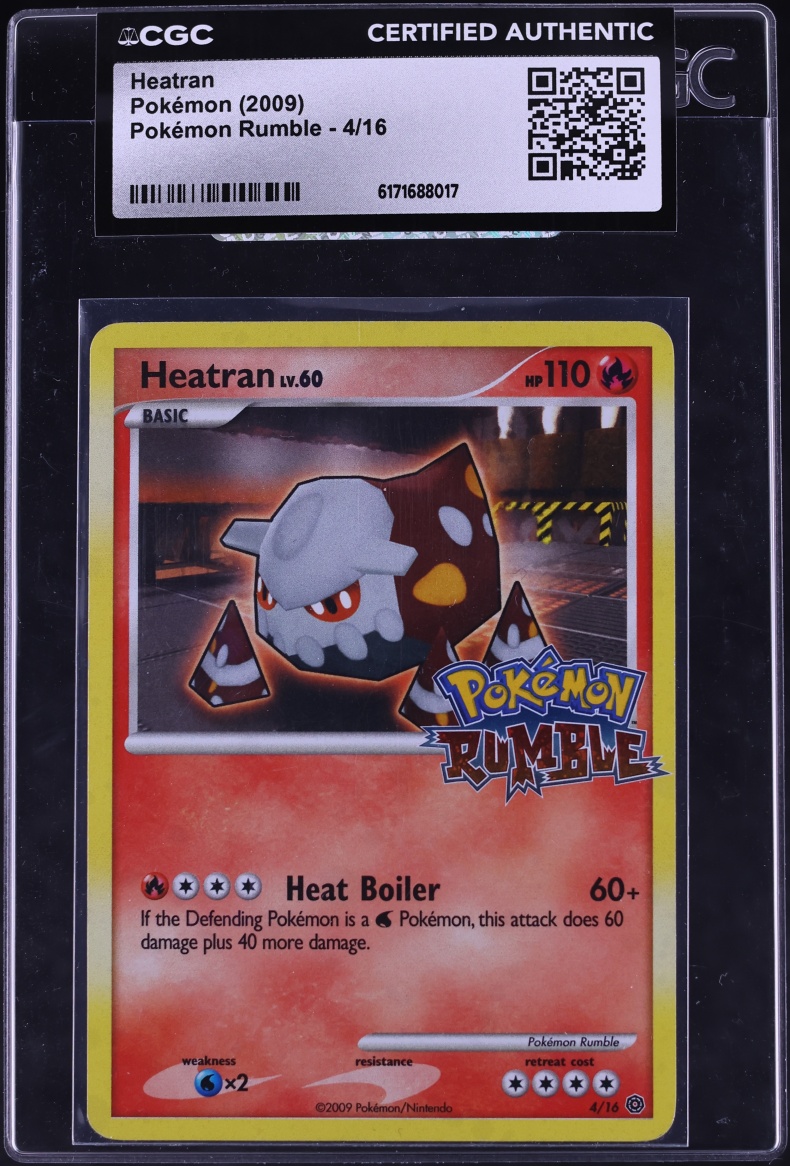 2009 Pokemon Platinum Rumble Heatran #4 CGC AUTH