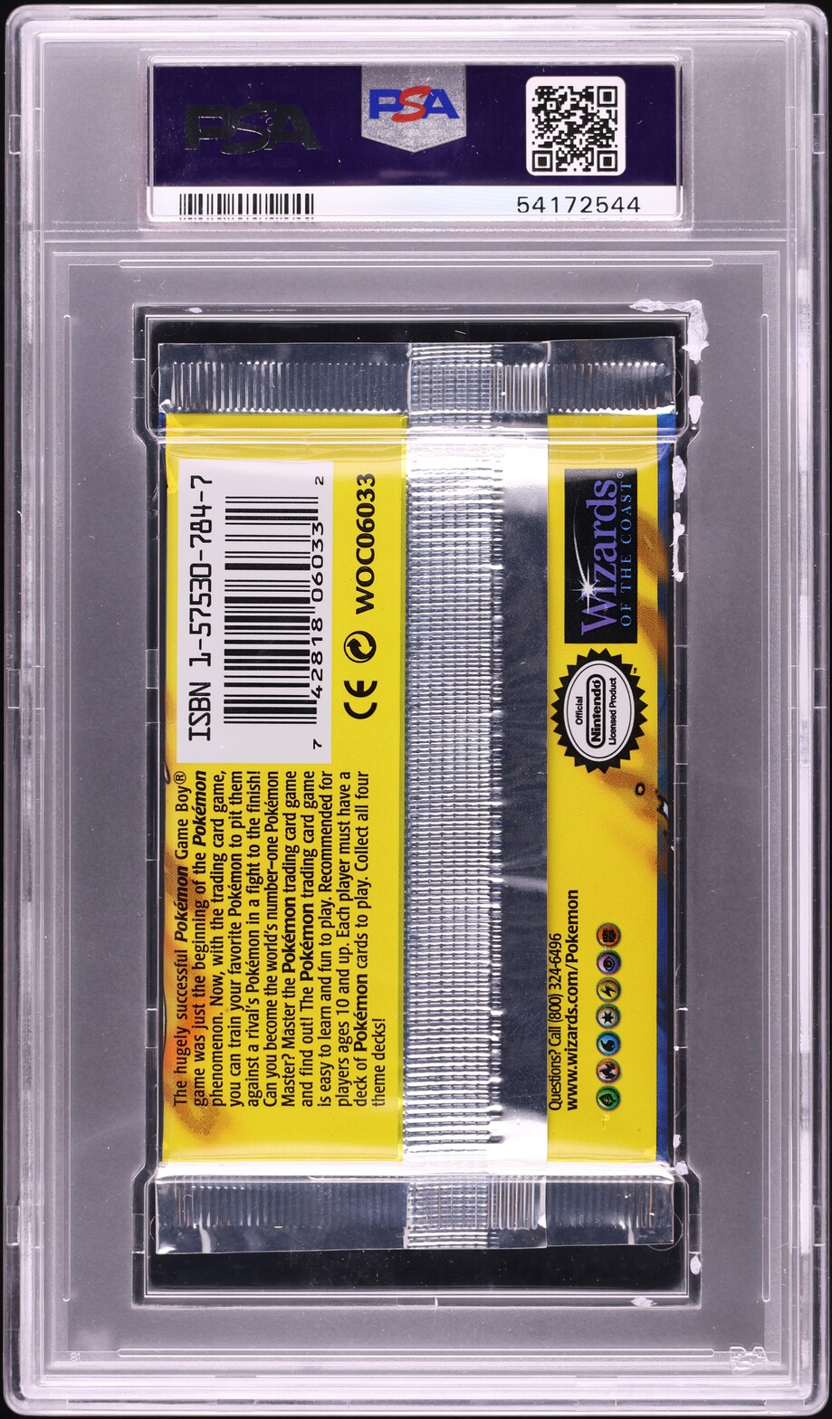 1999 Pokemon Base Set Shadowless 1st Edition Foil Pack Charizard PSA 10 GEM MINT