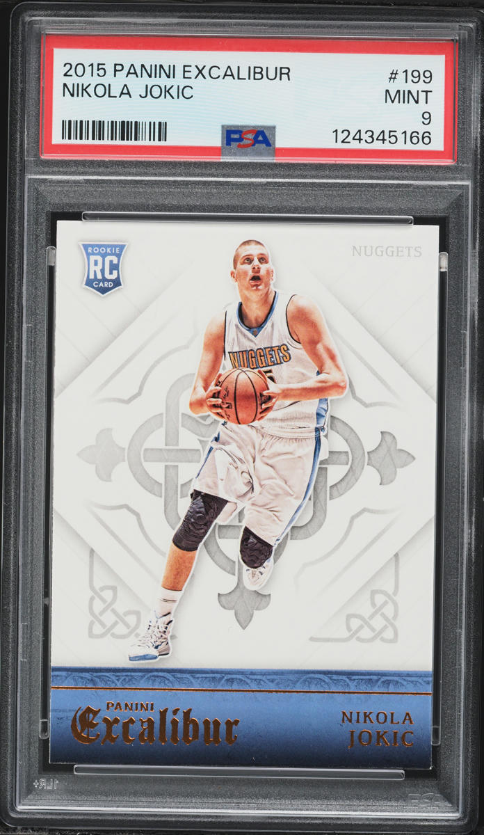 2015 Panini Excalibur Nikola Jokic ROOKIE #199 PSA 9 MINT