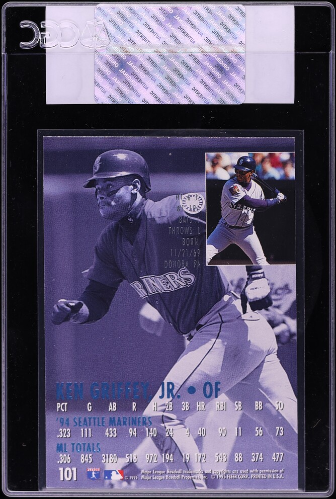 1995 Fleer Ultra Ken Griffey Jr. #101 CGC AUTH