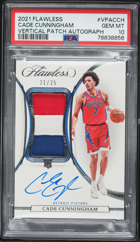 その他 cade cunningham RC patch auto 2021 National Treasures Cade Cunningham ROOKIE PATCH AUTO /99 #123
