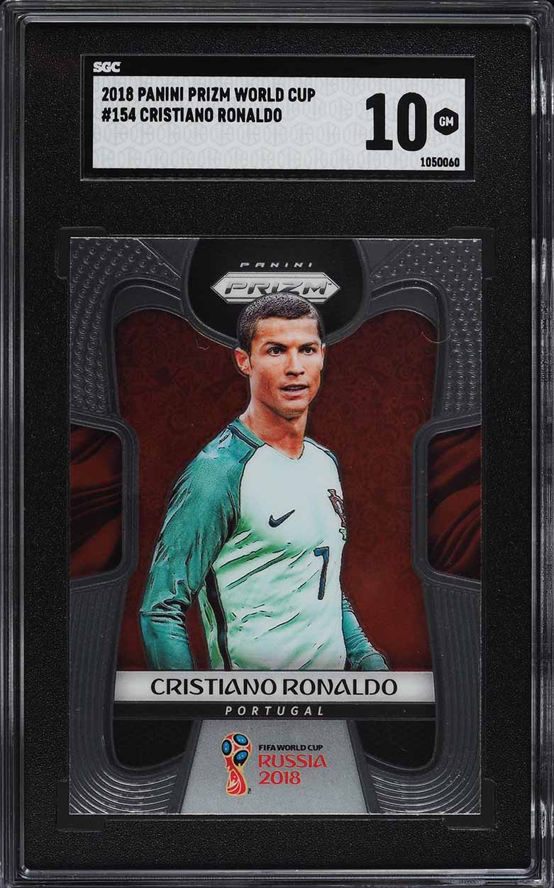 2018 Panini Prizm World Cup Cristiano Ronaldo #154 SGC 10 GEM MINT