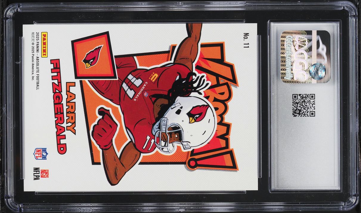 2025 Absolute Kaboom! Horizontal Gold Larry Fitzgerald /10 #11 CGC 9 MINT