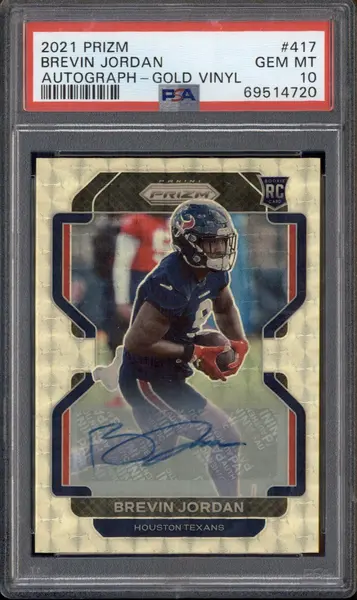 2021 Select Signatures Gold Prizm Jonathan Kuminga ROOKIE AUTO /10