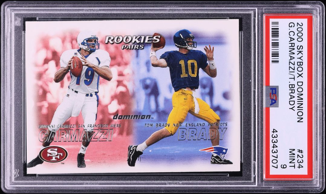 2000 Skybox Dominion Tom Brady ROOKIE #234 PSA 9 MINT