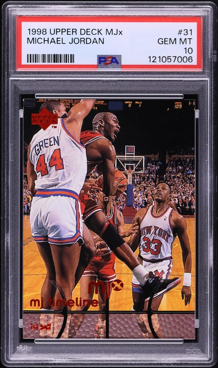 1998 Upper Deck MJx Michael Jordan #89 PSA 10 GEM MINT on Fanatics