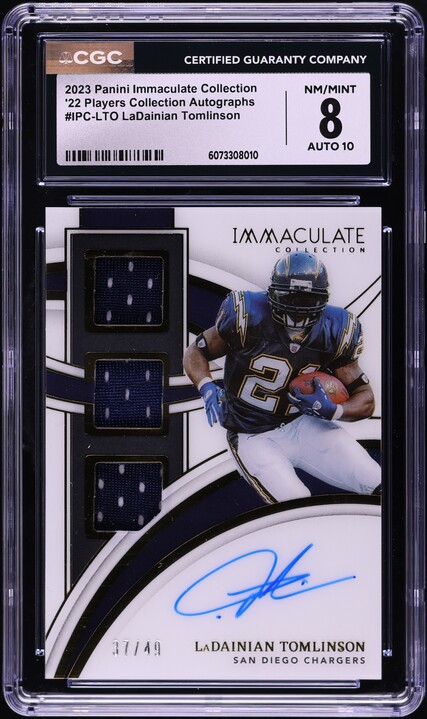 2023 Immaculate Collection '22 LaDainian Tomlinson PATCH AUTO /49