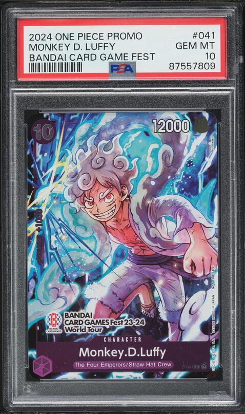 2024 One Piece Japanese The Best Monkey D. Luffy #OP05-119 CGC 10