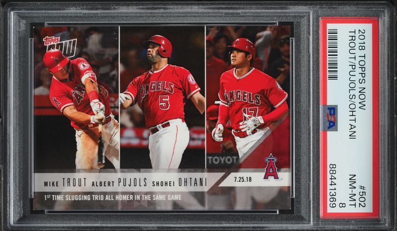 ゲームセンター・ゲームカード TROUT/OHTANI/PUJOLS RELIC COMBOS 2020 TOPPS TRIPLE THREADS MIKE TROUT SHOHEI OHTANI ALBERT