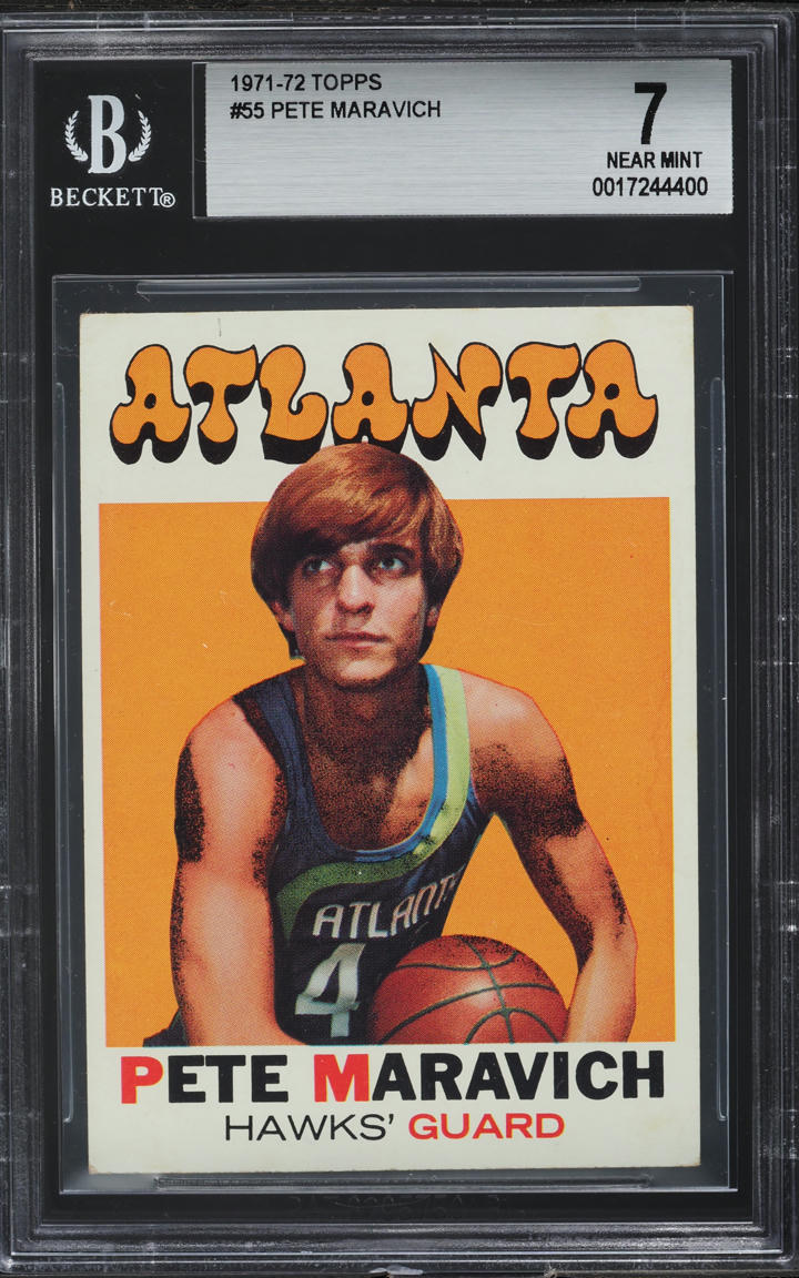 1971 Topps Basketball Pete Maravich #55 BGS 7 NRMT