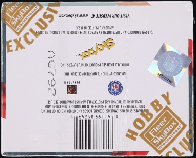 1998 Fleer Skybox E-X 2001 Football Sealed Hobby Box, 24ct Packs - Photo 2
