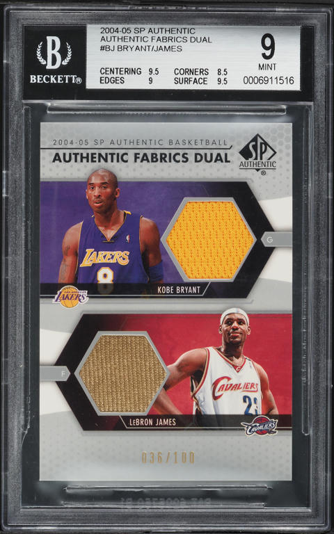 2004 SP Signature Edition Dual Kobe Bryant & Michael Jordan AUTO