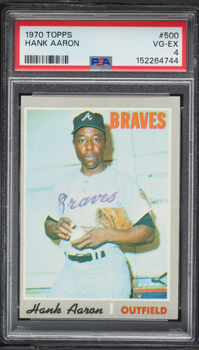 1970 Topps Hank Aaron #500 PSA 4 VGEX