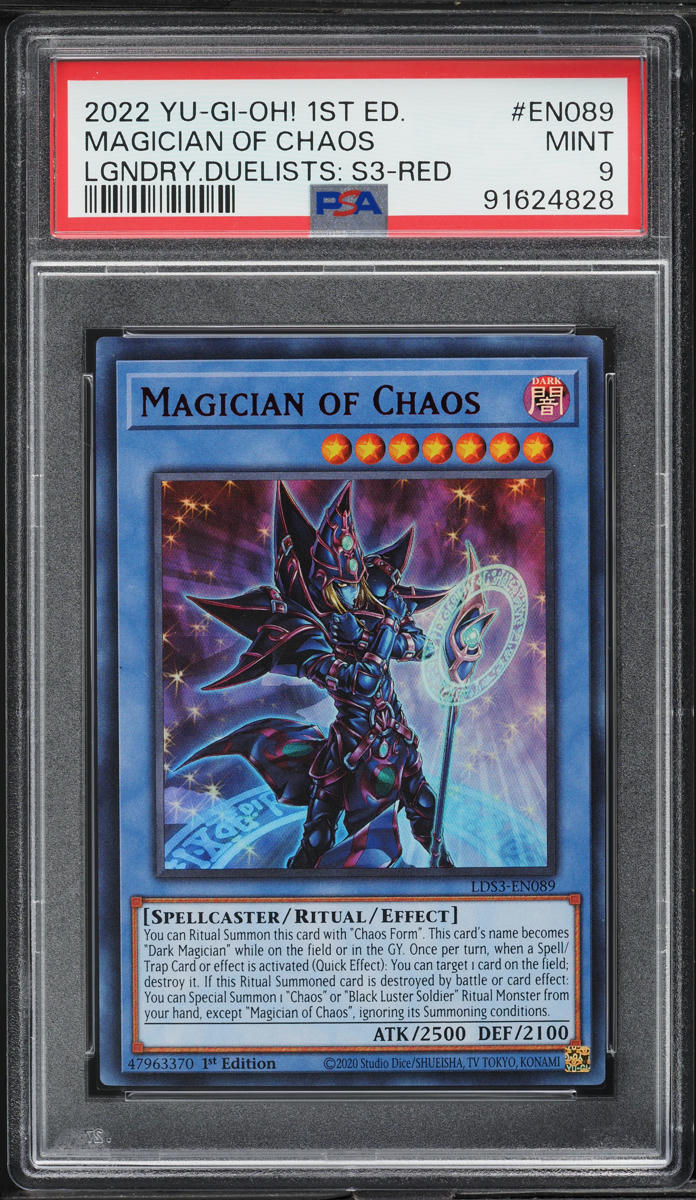 2022 Yu-Gi-Oh! Legendary Duelists S3 Red Magician Of Chaos #LDS3-EN089 PSA 9