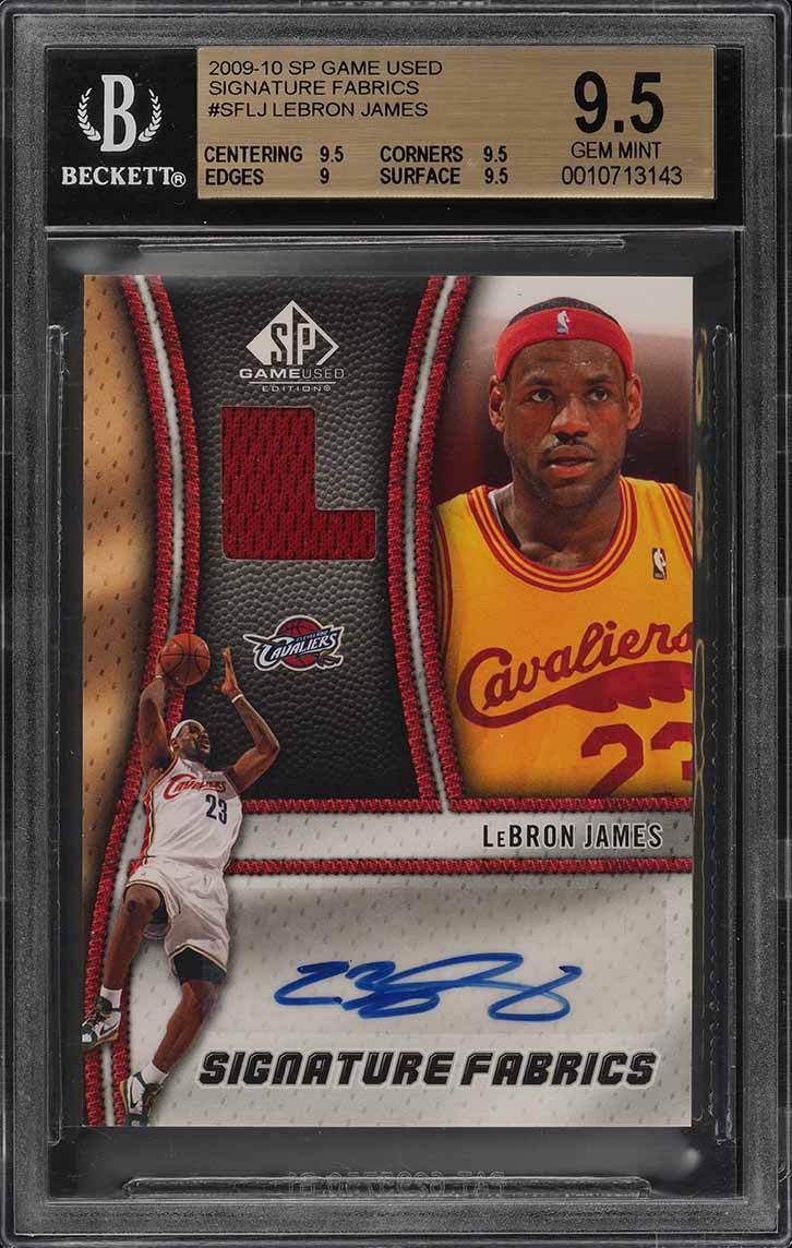 2004 SP Game Used Authentic Fabrics Kobe Bryant PATCH AUTO /100