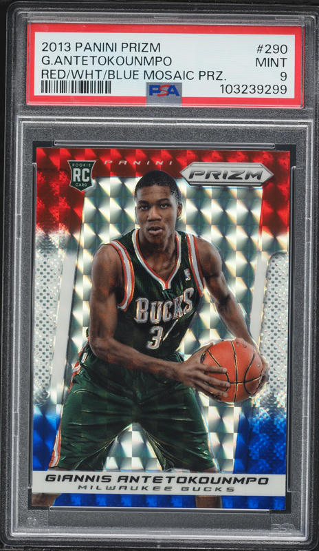 2013 Hoops Giannis Antetokounmpo ROOKIE #275 PSA 10 GEM MINT on
