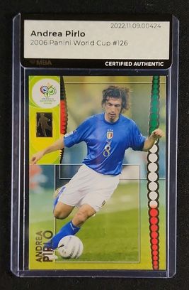 2006 Panini World Cup Andrea Pirlo #126 MBA AUTH