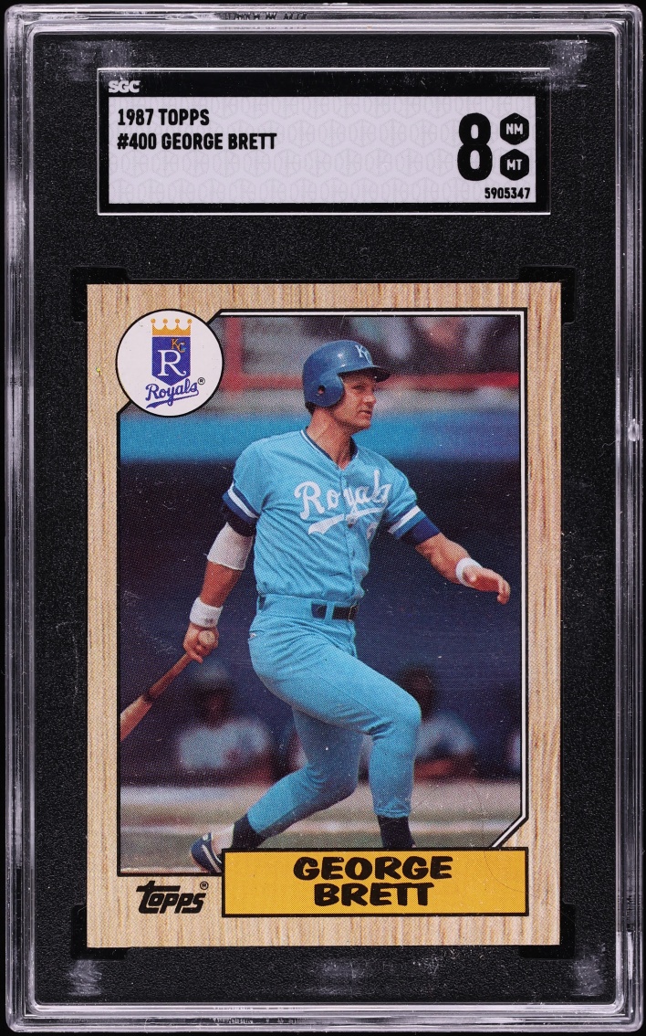 1987 Topps George Brett #400 SGC 8 NM-MT