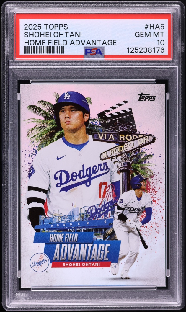 2025 Topps Home Field Advantage Shohei Ohtani #HA-5 PSA 10 GEM MINT