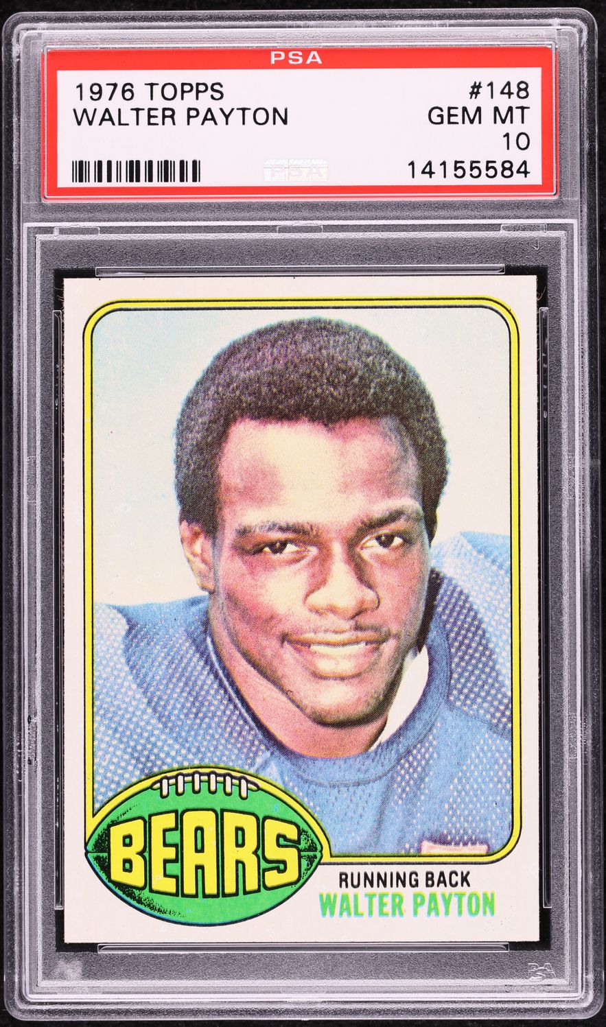 1976 Topps Football Walter Payton ROOKIE #148 PSA 10 GEM MINT