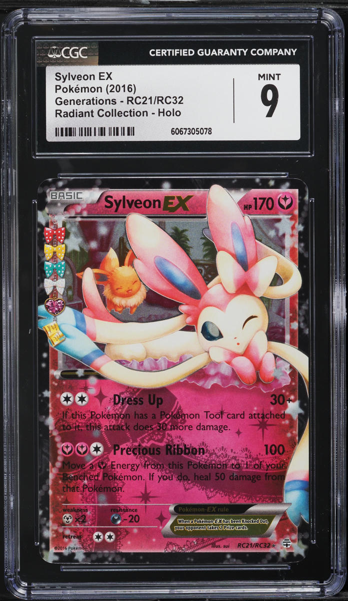 2016 Pokemon XY Generations Radiant Collection Sylveon EX #RC21 CGC 9 MINT