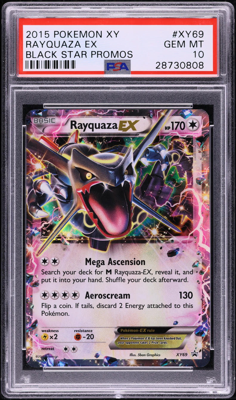 2015 Pokemon XY Black Star Promo Rayquaza EX #XY69 PSA 10 GEM MINT