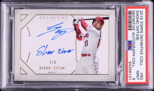2019 Bowman Chrome Refractor Shohei Ohtani #50 PSA 9 MINT on