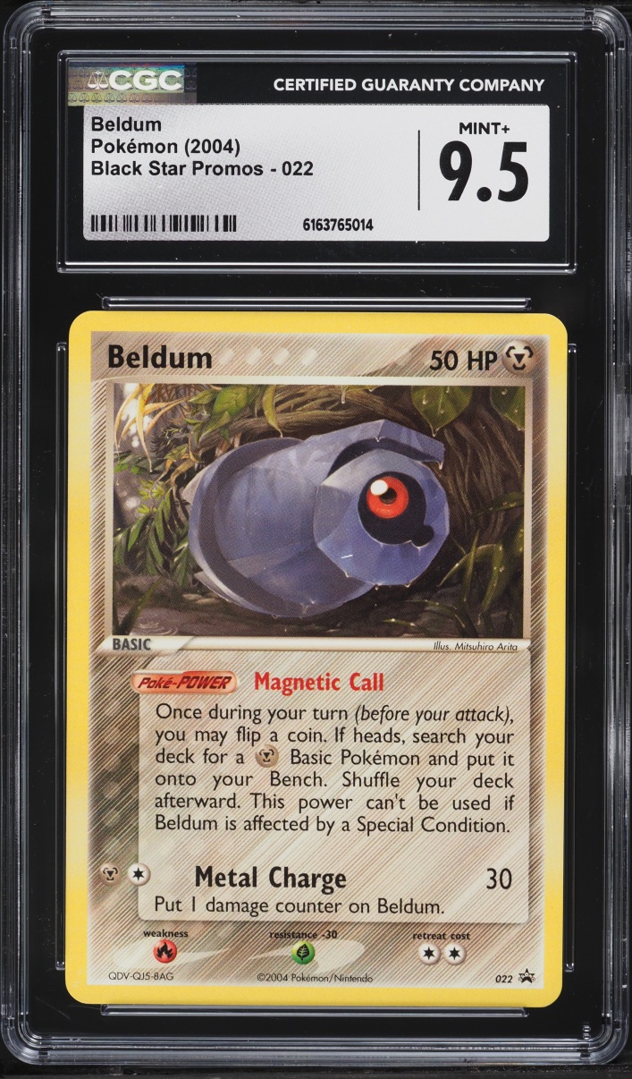 2004 Pokemon Black Star Promo Beldum #22 CGC 9.5 MINT+