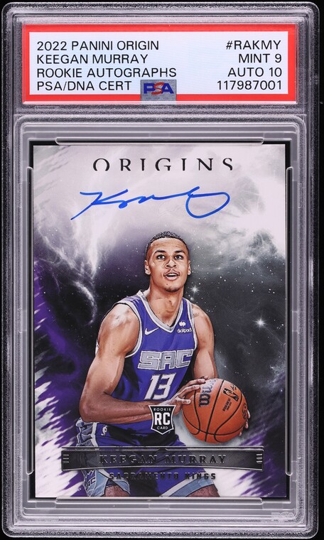 その他 panini flux keegan murray RC /10 PSA10 2022 Panini Origins Keegan Murray ROOKIE AUTO DNA 10 #RAKMY