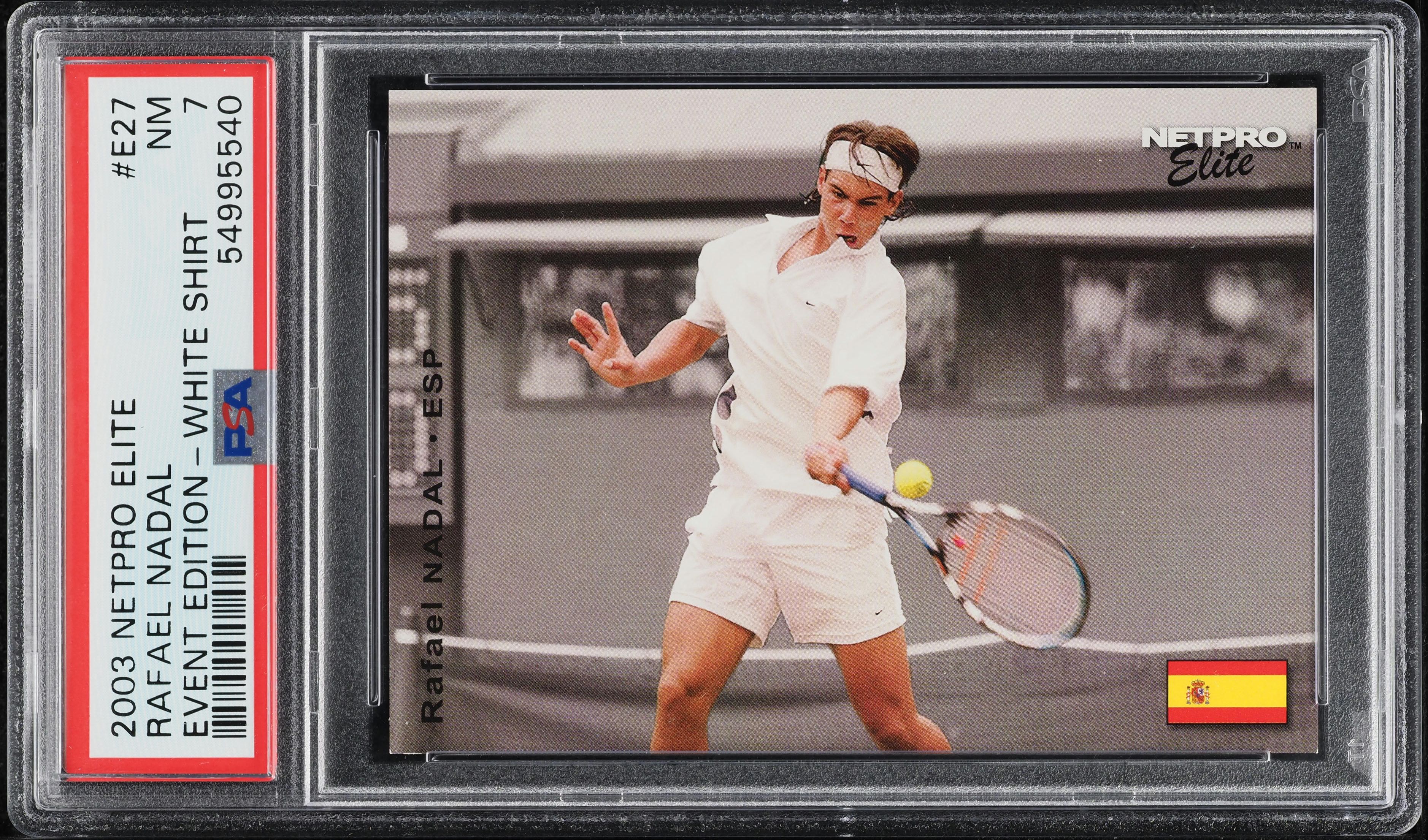 Carte Rookie Rafael Nadal 2003 NetPro #70 - Gradée PSA 6 EX-MT, Collection Tennis