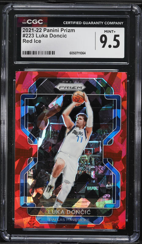 2021 Panini Prizm Prizmatic Fast Break Luka Doncic #27 PSA 10 GEM