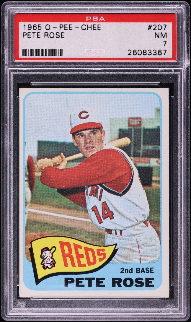 1965 O-Pee-Chee Pete Rose #207 PSA 7 NRMT