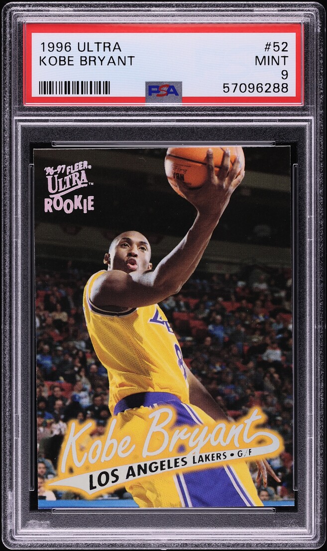 1996 Ultra Basketball Kobe Bryant ROOKIE #52 PSA 9 MINT - Photo 1