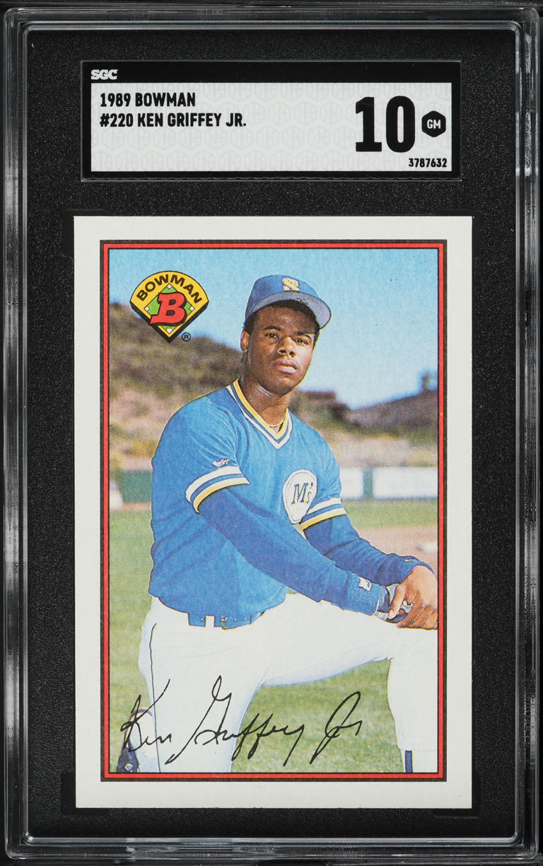 1989 Bowman Ken Griffey Jr. ROOKIE #220 SGC 10 GEM MINT