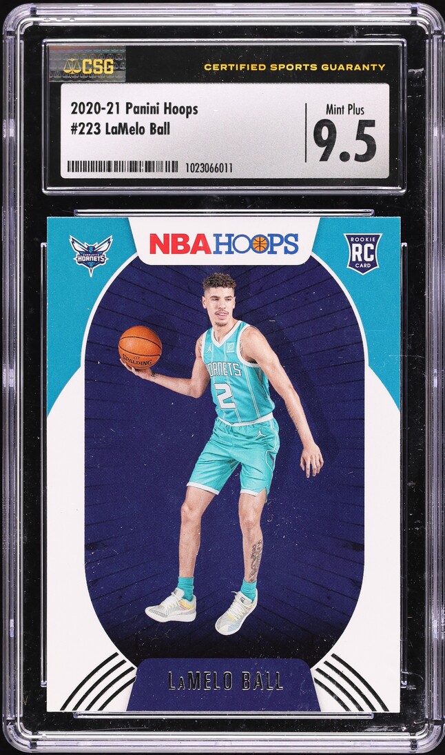 2020 Hoops LaMelo Ball ROOKIE #223 CSG 9.5 MINT+