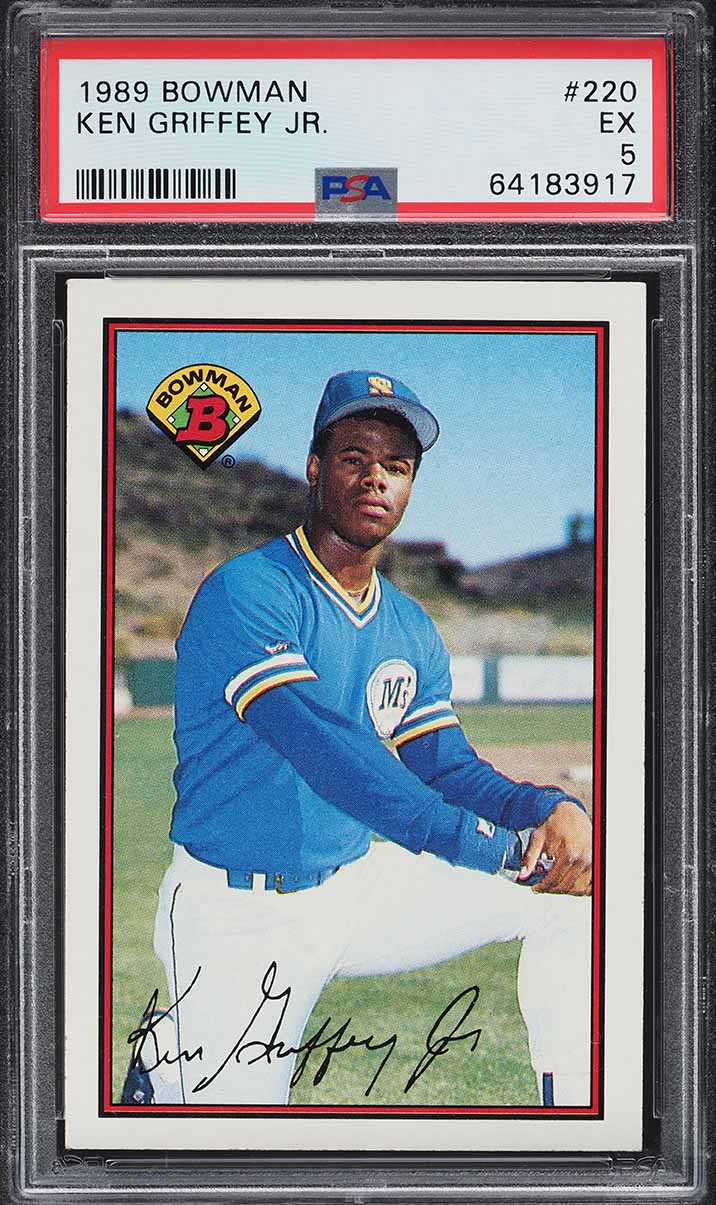 1989 Bowman Ken Griffey Jr. ROOKIE #220 PSA 5 EX